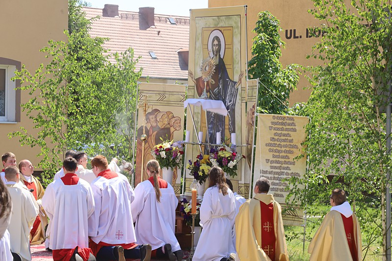 Boże Ciało – procesja w parafii pw. św. Kazimierza