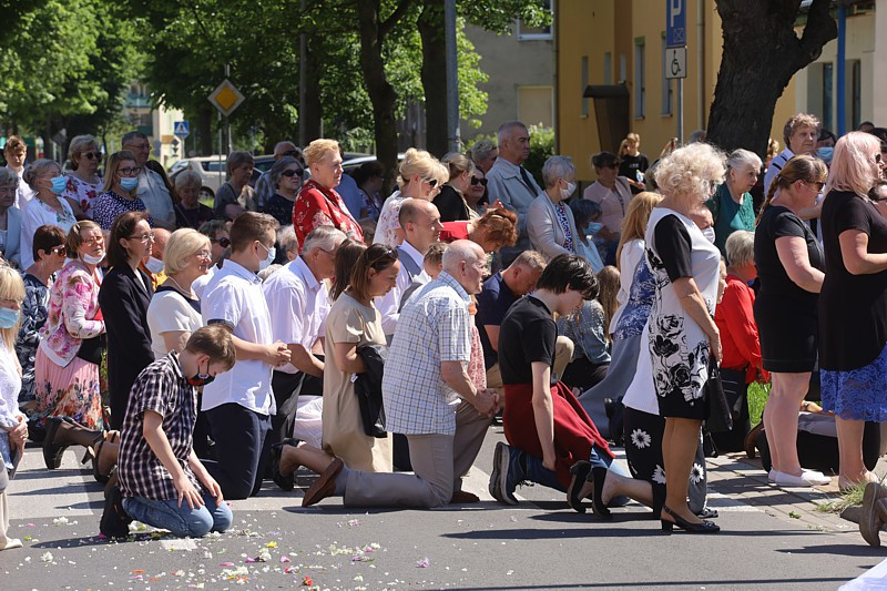 Boże Ciało – procesja w parafii pw. św. Kazimierza