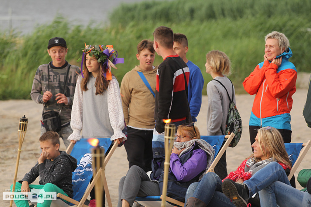 Noc Świętojańska na trzebieskiej plaży