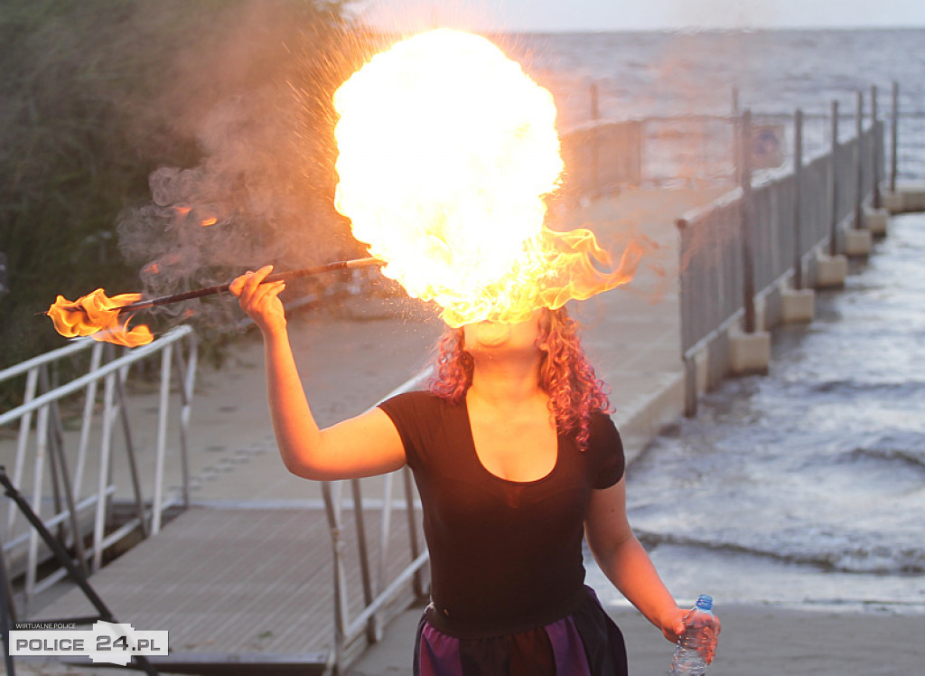 Noc Świętojańska na trzebieskiej plaży