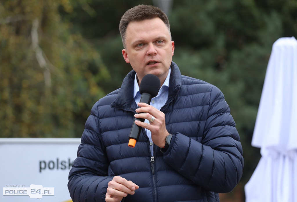 Szymon Hołownia w Policach