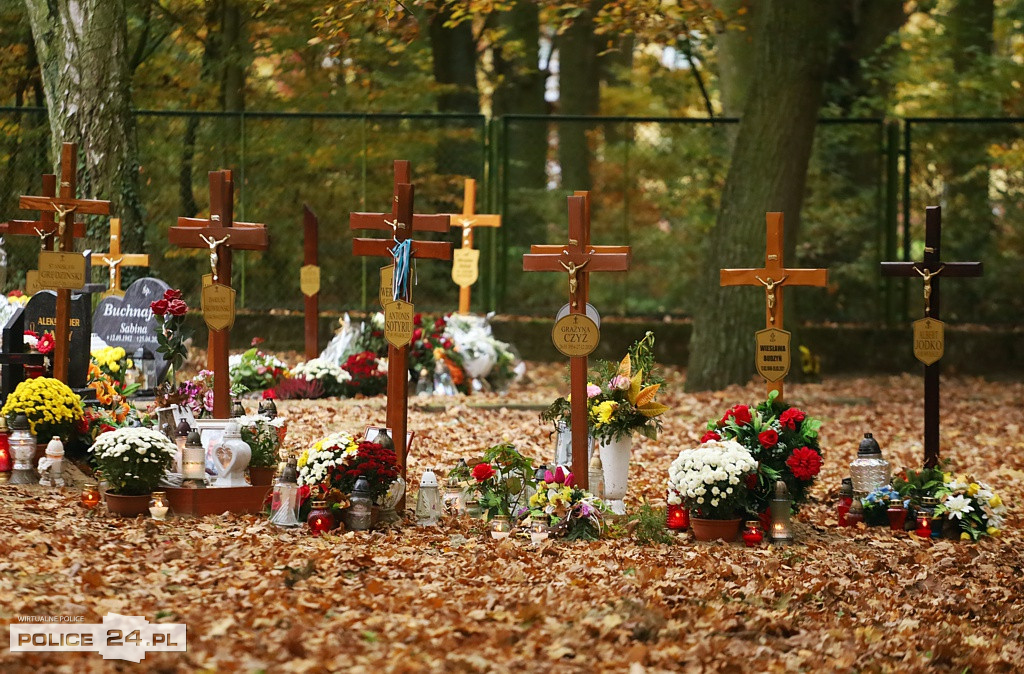 Wszystkich Świętych na polickim cmentarzu