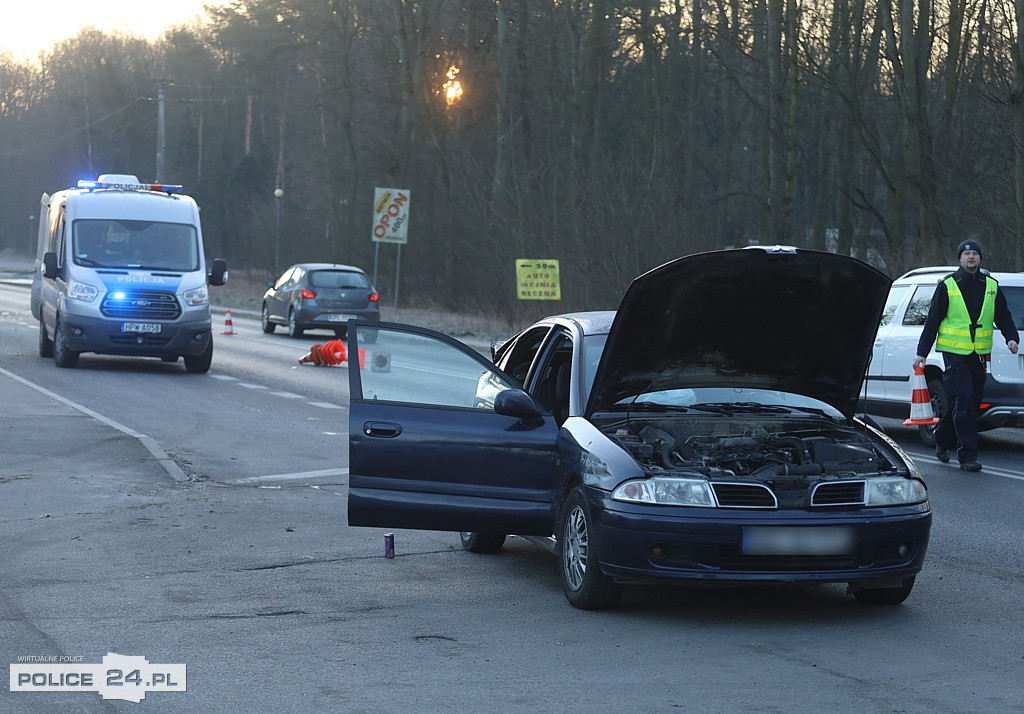 Wypadek na ul. Tanowskiej w Policach