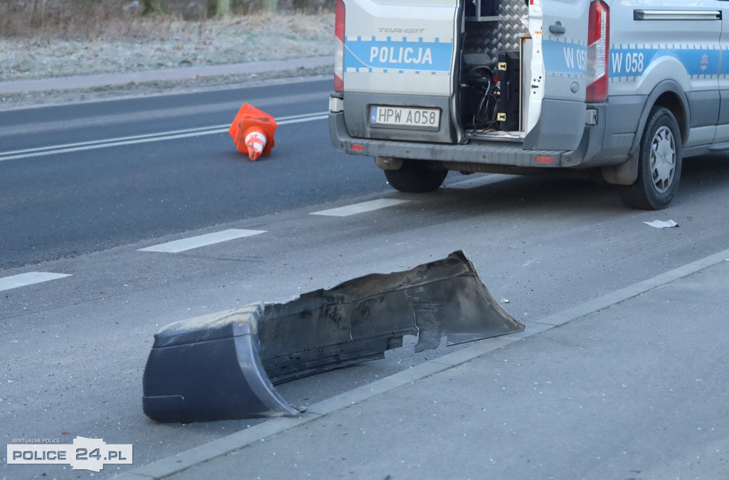 Wypadek na ul. Tanowskiej w Policach