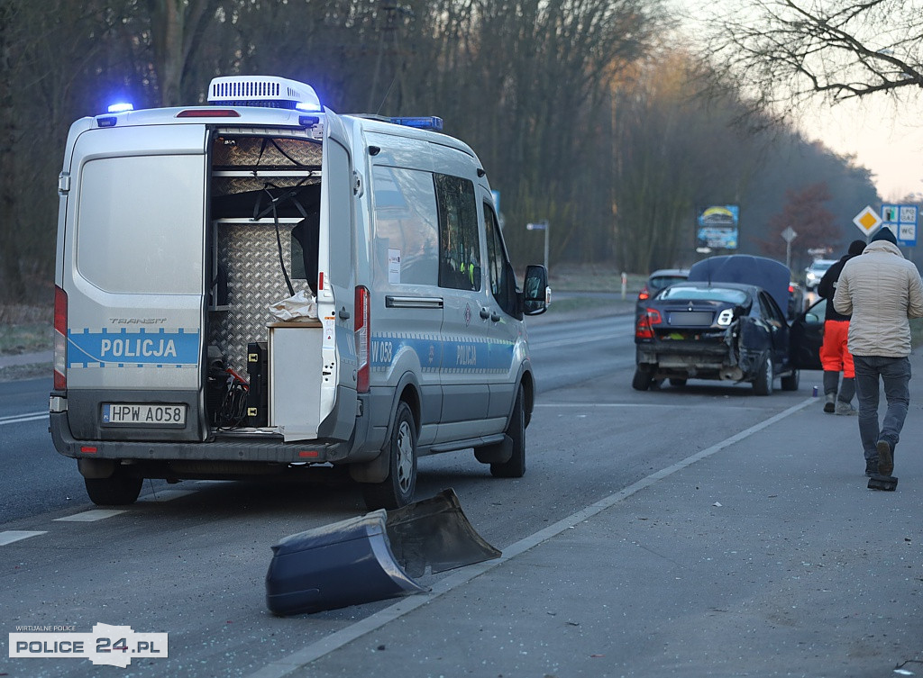 Wypadek na ul. Tanowskiej w Policach