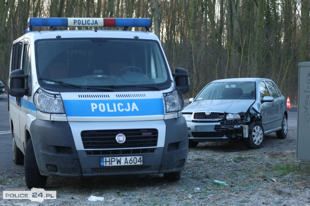 Wypadek na ul. Tanowskiej w Policach