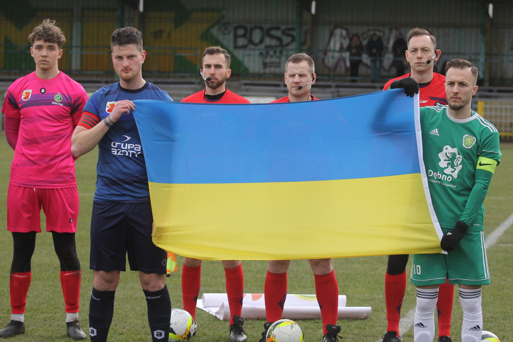 Police: piłkarze, kibice solidarni z Ukrainą