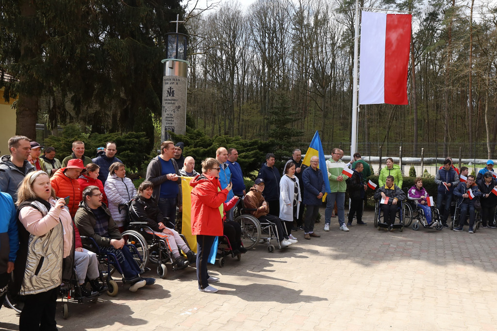 Uroczystość wciągnięcia flagi w PSONI Police
