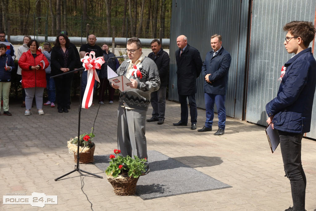 Uroczystość wciągnięcia flagi w PSONI Police