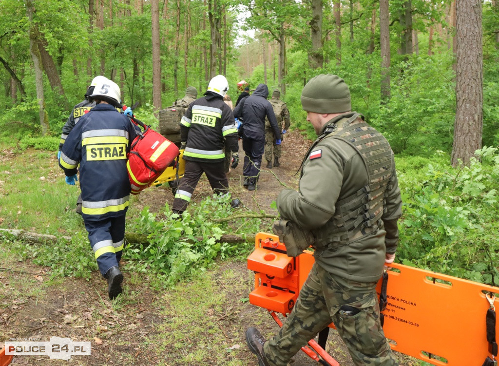 Pożar w szkole, wypadek, poród – ćwiczenia służb w Trzebieży