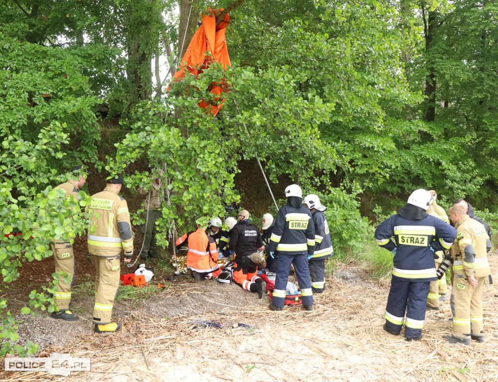 Pożar w szkole, wypadek, poród – ćwiczenia służb w Trzebieży