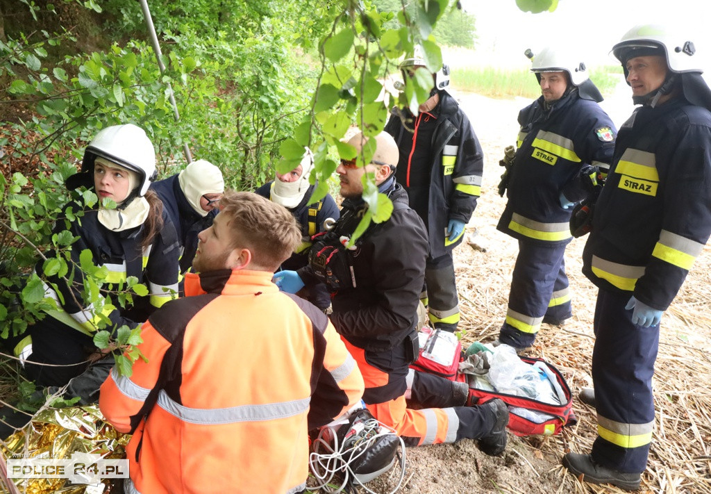 Pożar w szkole, wypadek, poród – ćwiczenia służb w Trzebieży