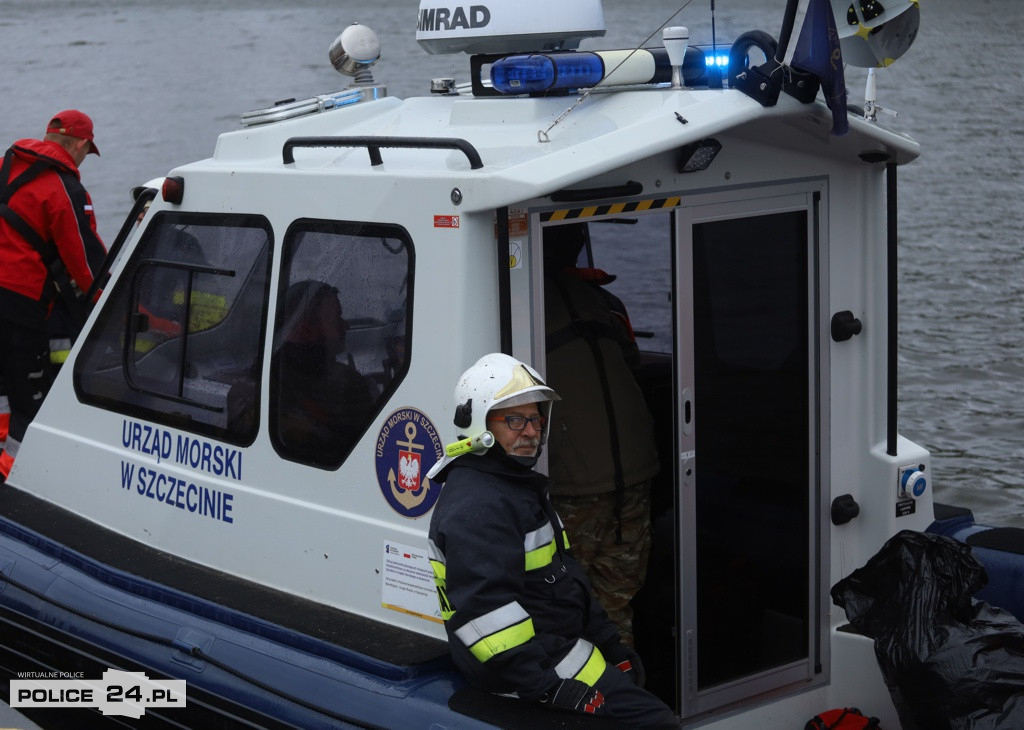 Pożar w szkole, wypadek, poród – ćwiczenia służb w Trzebieży