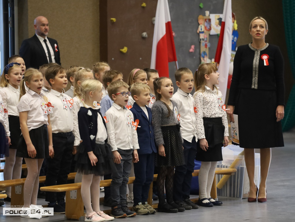Uroczyste ślubowanie uczniów Zespołu Szkół w Policach