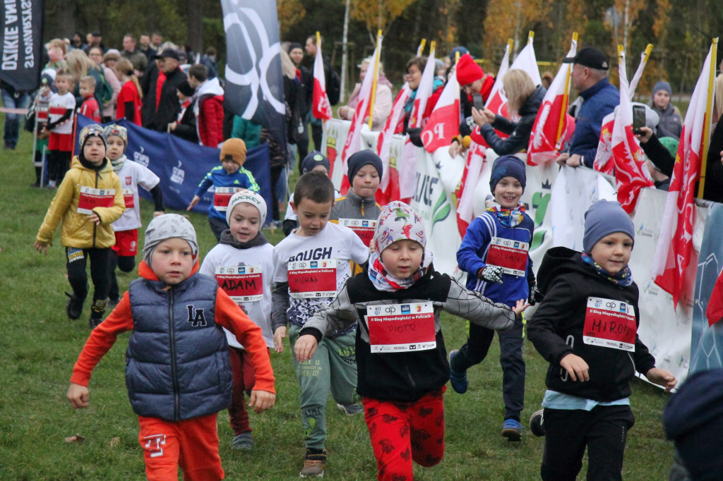 Bieg Niepodległości w Policach. Pobiegli też najmłodsi