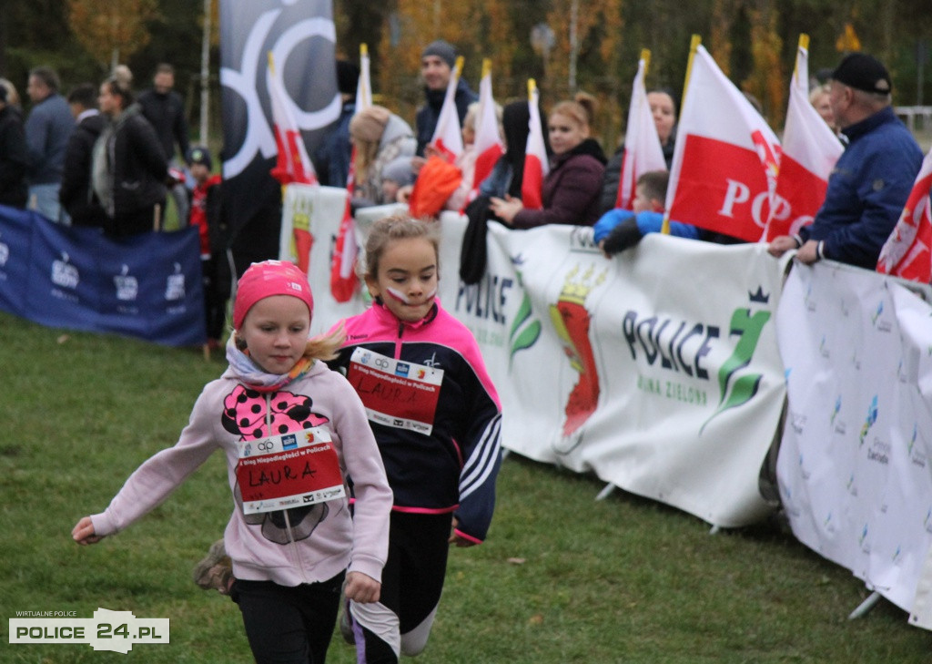 Bieg Niepodległości w Policach. Pobiegli też najmłodsi