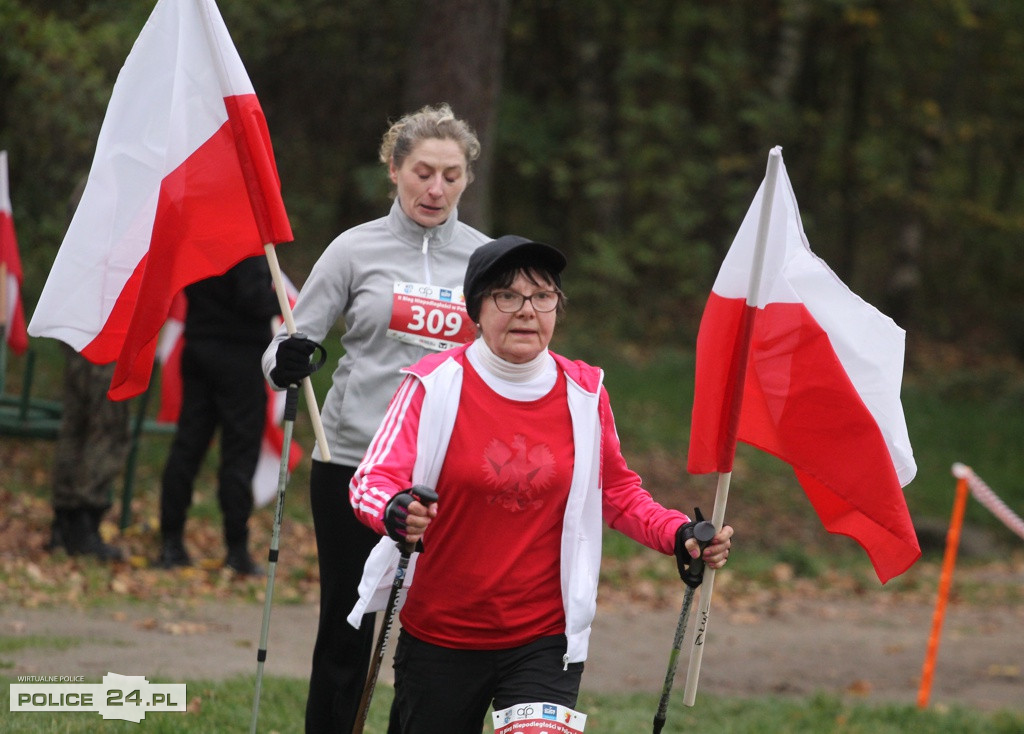 Bieg Niepodległości w Policach. Maszerowali po Puszczy Wkrzańskiej