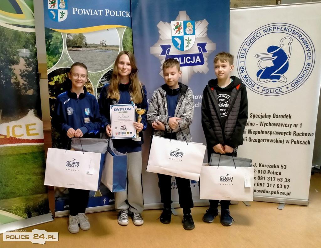 Turniej Wiedzy o Bezpieczeństwie w Ruchu Drogowym w Policach