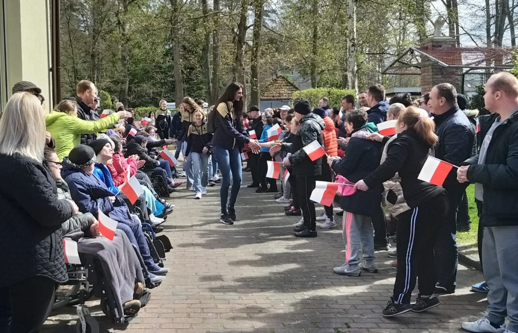 Uroczystość wciągnięcia flagi w PSONI Police