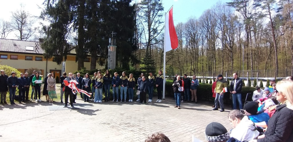 Uroczystość wciągnięcia flagi w PSONI Police