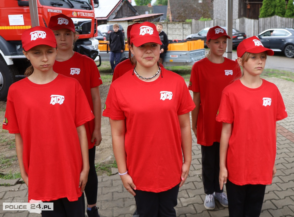 Ślubowanie Młodzieżowej Drużyny Pożarniczej w OSP Trzebież
