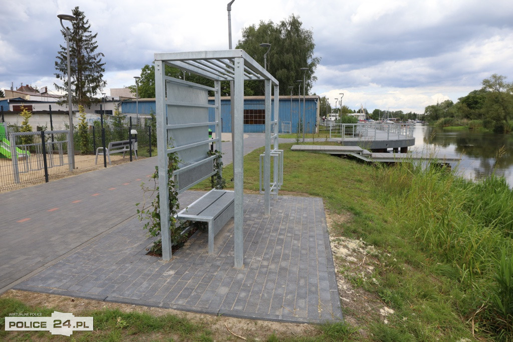Bulwary nad Łarpią w Policach oficjalnie otwarte