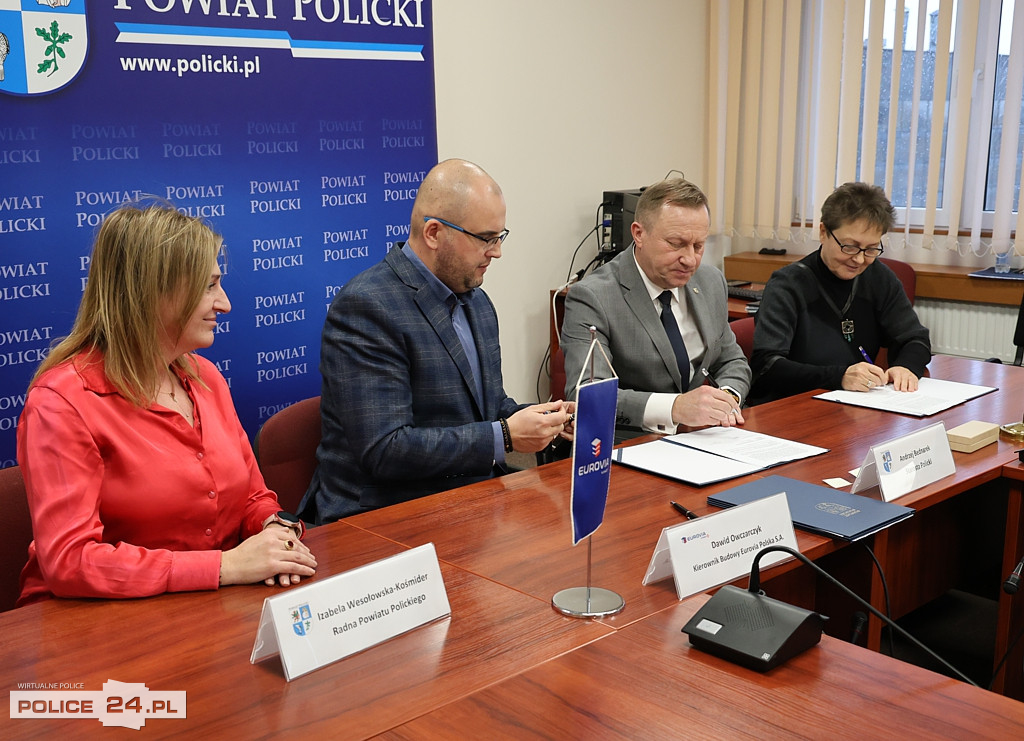Podpisano umowę na przebudowę Cisowej i Nadbrzeżnej w Policach