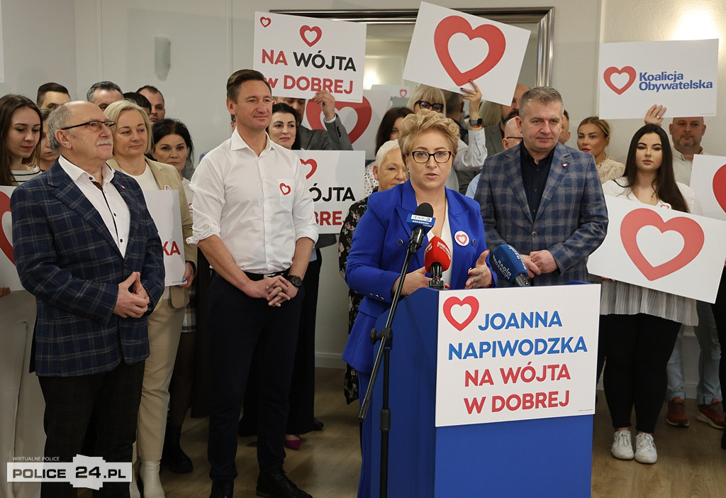 Joanna Napiwodzka kandydatką na wójta Dobrej