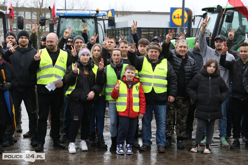 Ogólnopolski Protest Rolników w Policach