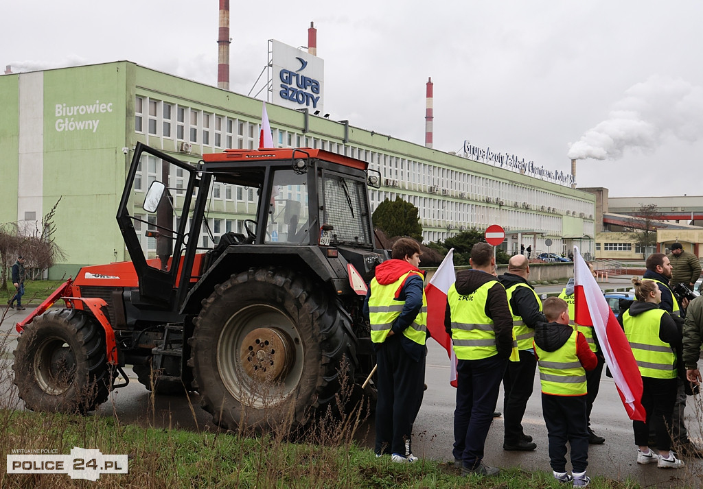 Ogólnopolski Protest Rolników w Policach
