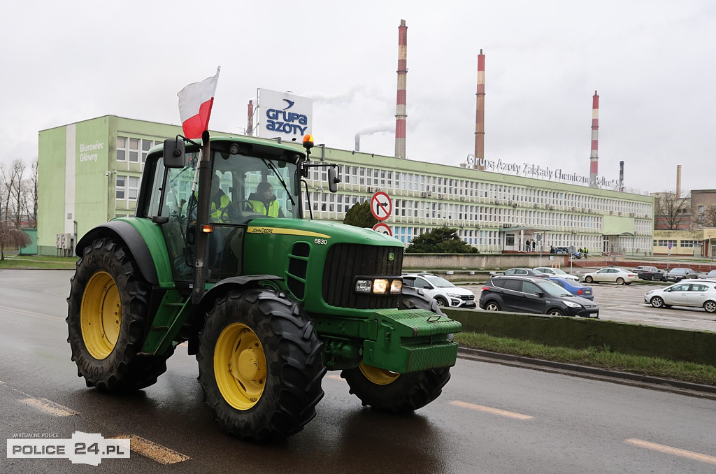 Ogólnopolski Protest Rolników w Policach
