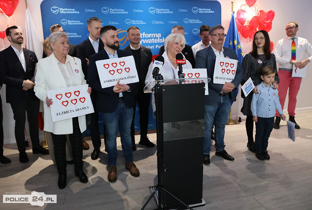 Koalicja Obywatelska zaprezentowała swoich kandydatów