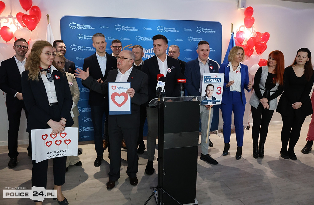 Koalicja Obywatelska zaprezentowała swoich kandydatów