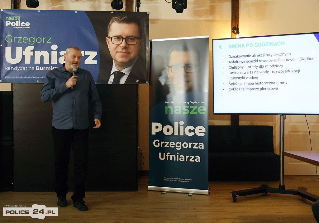 Konwencja wyborcza KWW Nasze Police Grzegorza Ufniarza