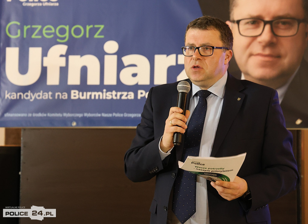 Konwencja wyborcza KWW Nasze Police Grzegorza Ufniarza