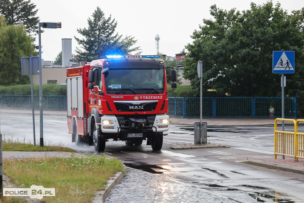 Strażacy usuwali skutki nawałnicy [foto]