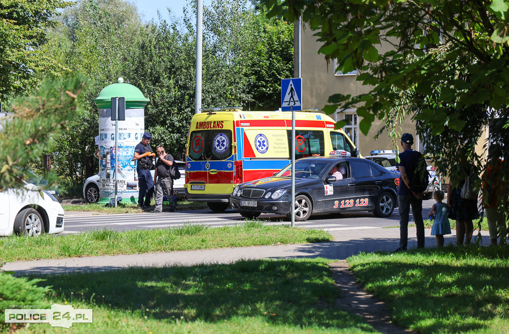 Wypadek na ul. Grunwaldzkiej w Policach