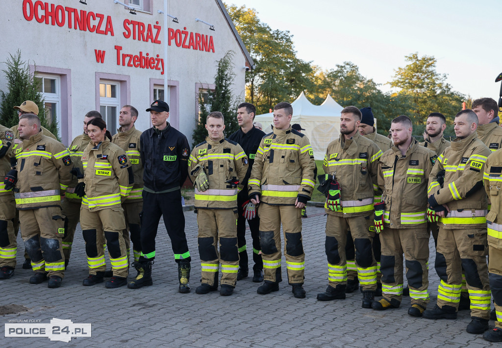 Ćwiczenia ratownicze w Trzebieży