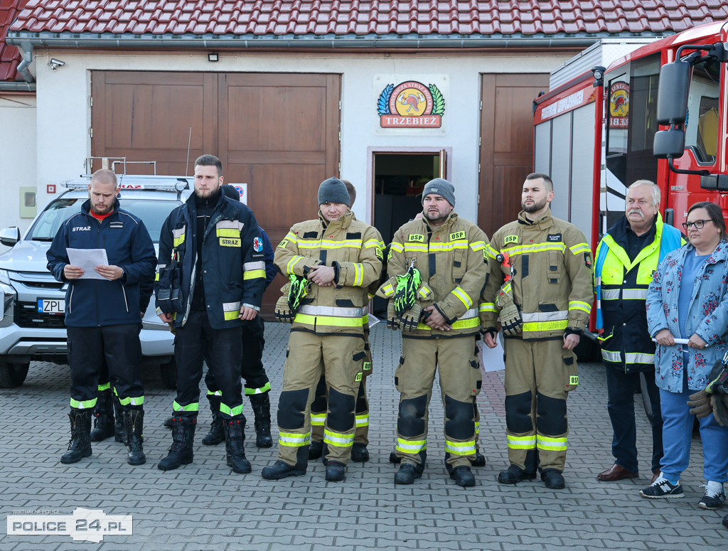 Ćwiczenia ratownicze w Trzebieży