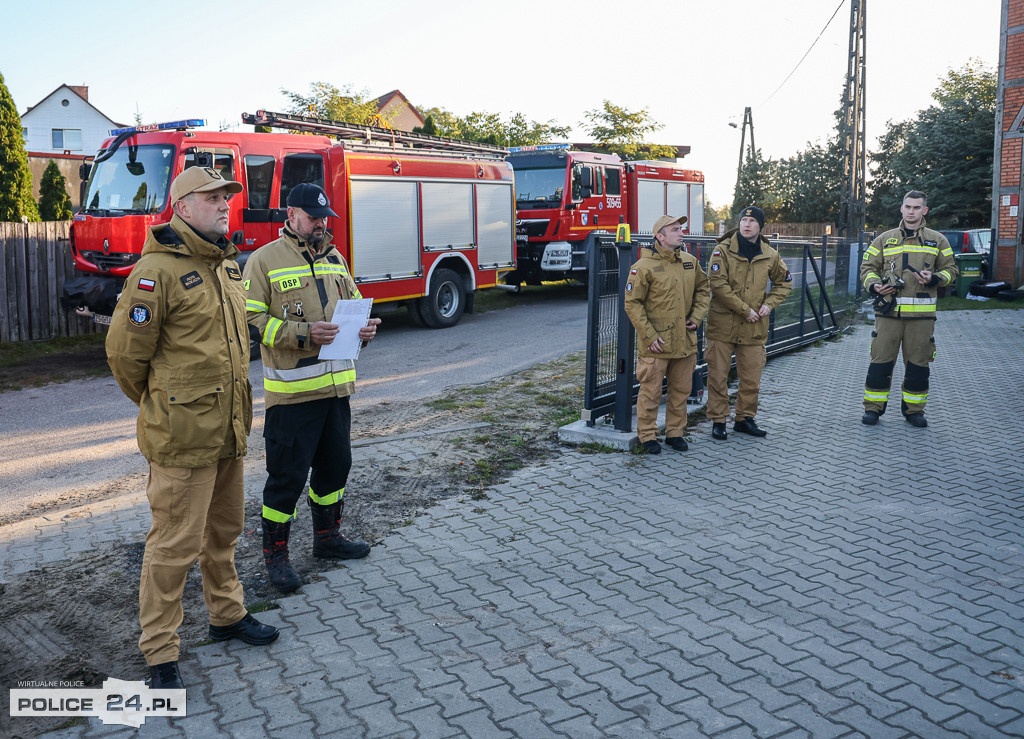 Ćwiczenia ratownicze w Trzebieży