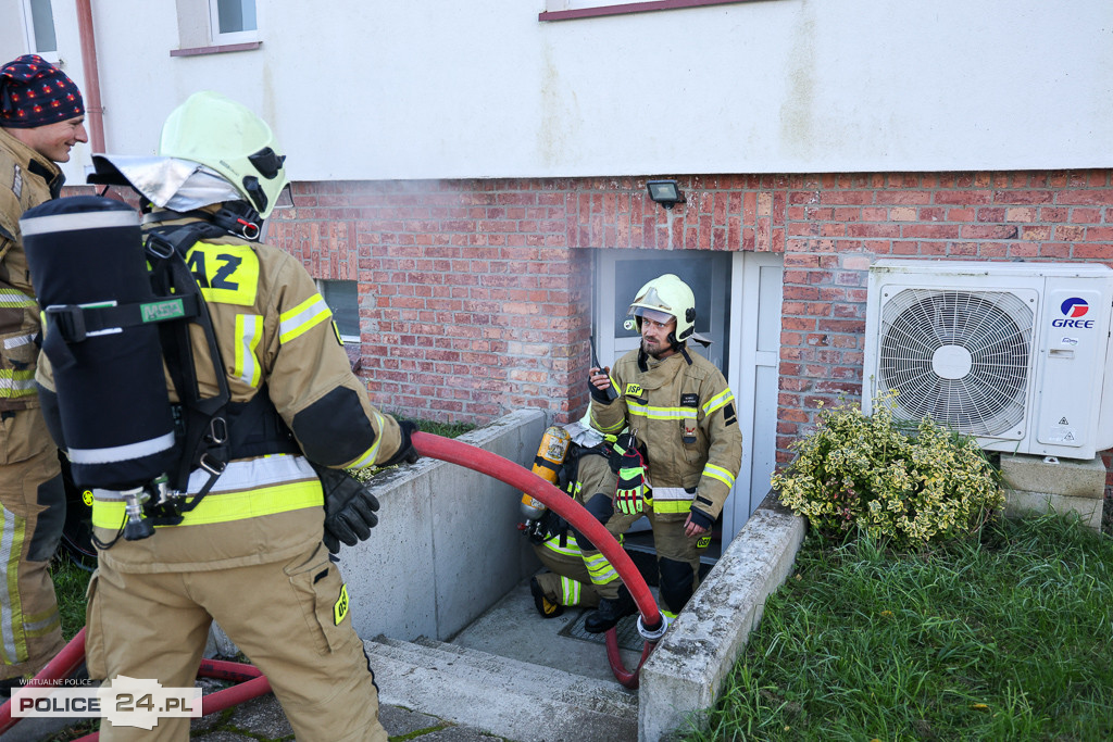 Ćwiczenia ratownicze w Trzebieży