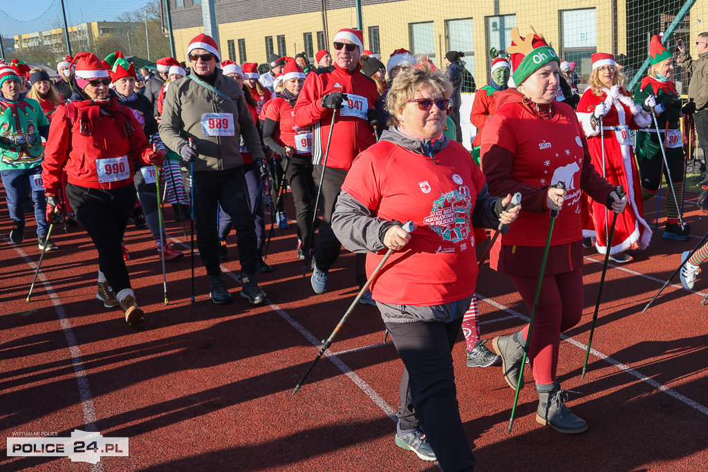 XII Bieg Mikołajkowy - marsz Nordic Walking