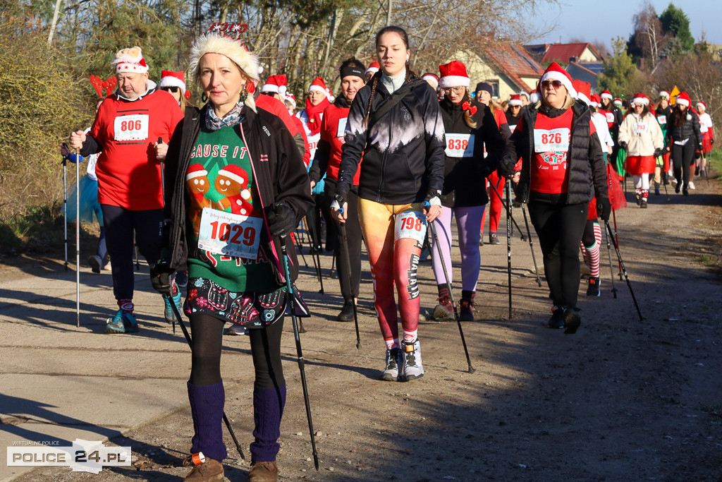 XII Bieg Mikołajkowy - marsz Nordic Walking