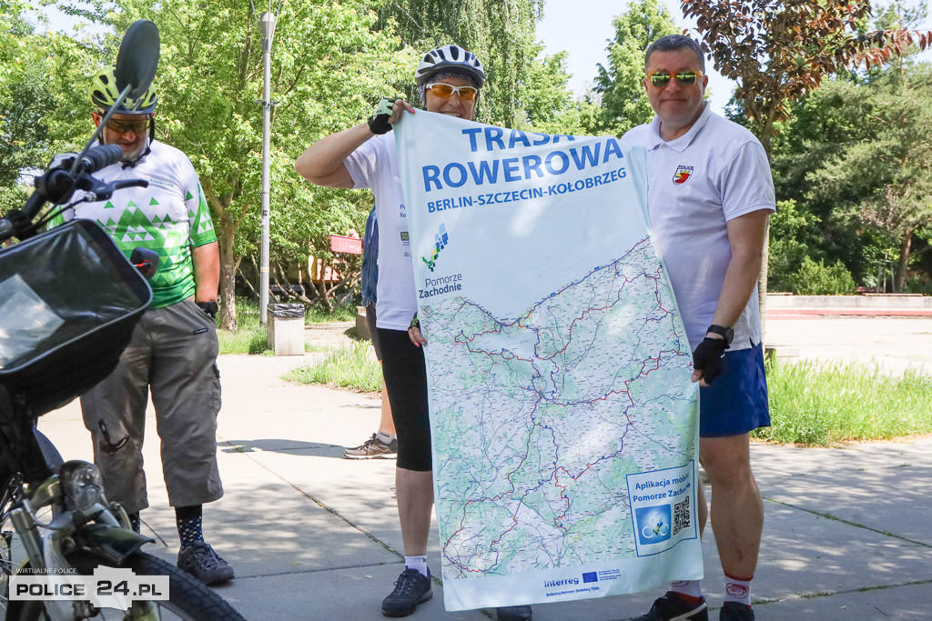 Rowerowe Urodziny Grześka i kręcenie kilometrów dla Polic