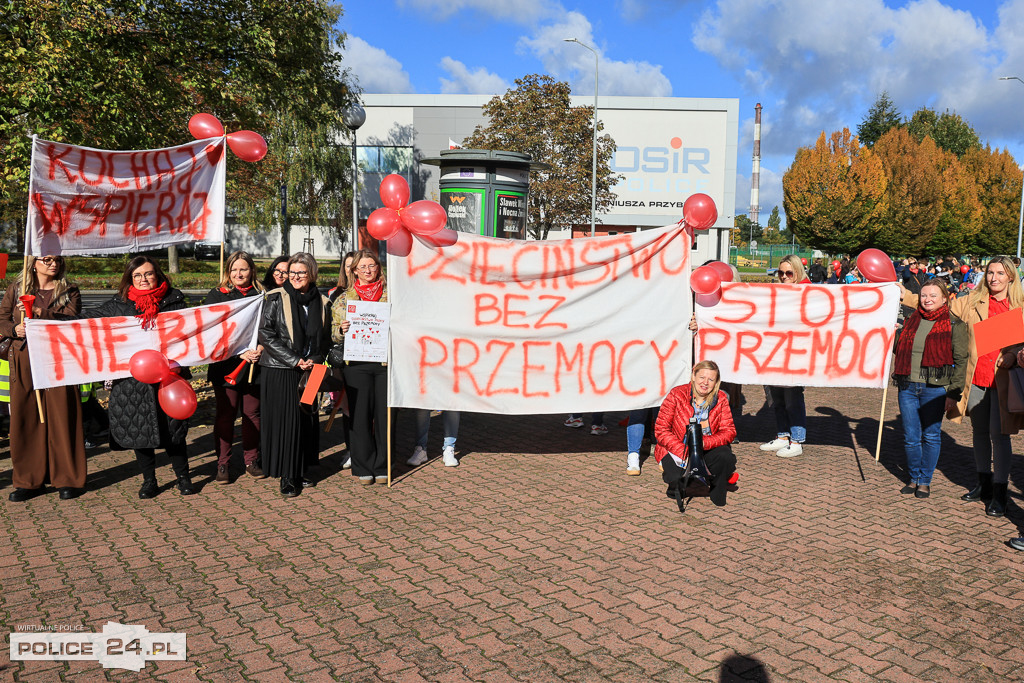Marsz przeciwko przemocy przeszedł ulicami Polic