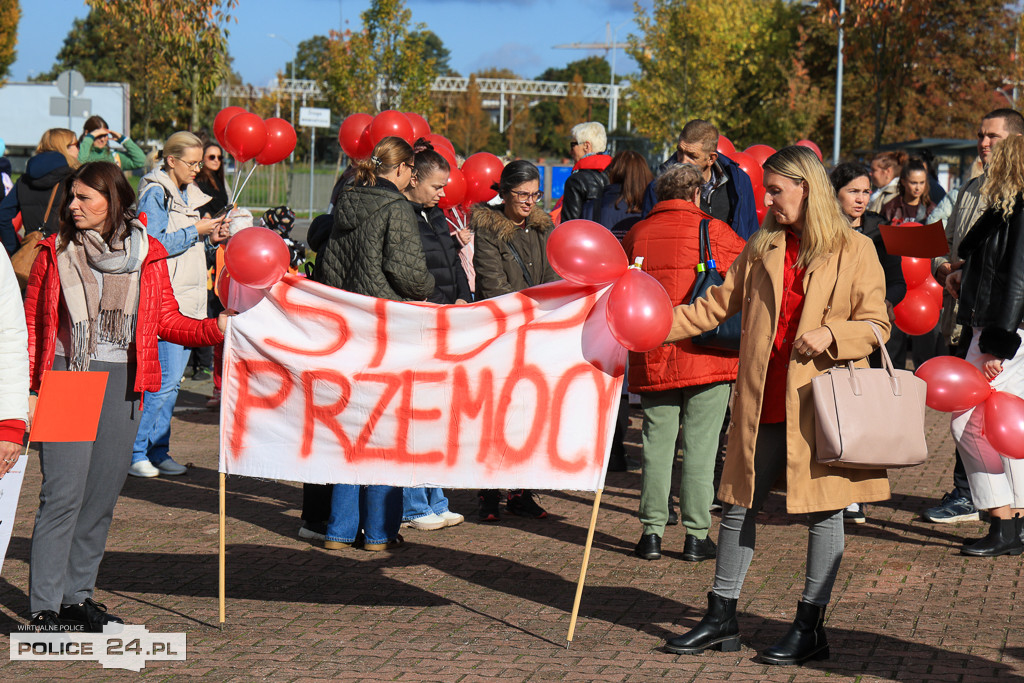 Marsz przeciwko przemocy przeszedł ulicami Polic