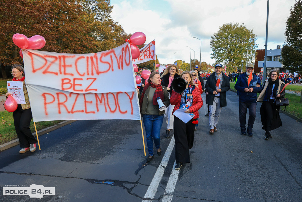 Marsz przeciwko przemocy przeszedł ulicami Polic