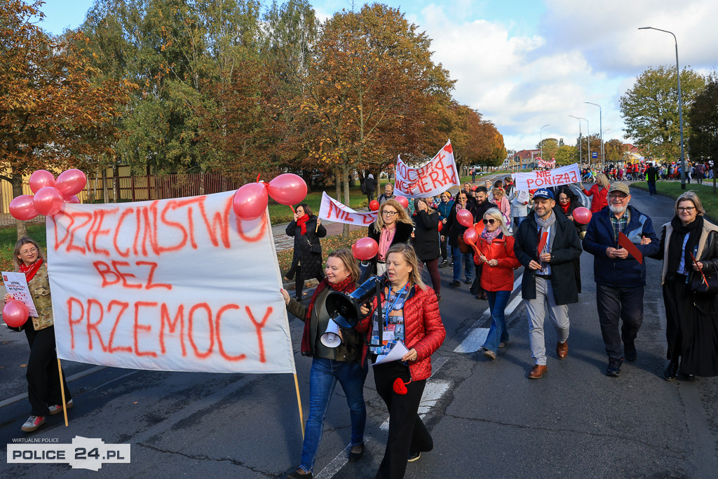 Marsz przeciwko przemocy przeszedł ulicami Polic
