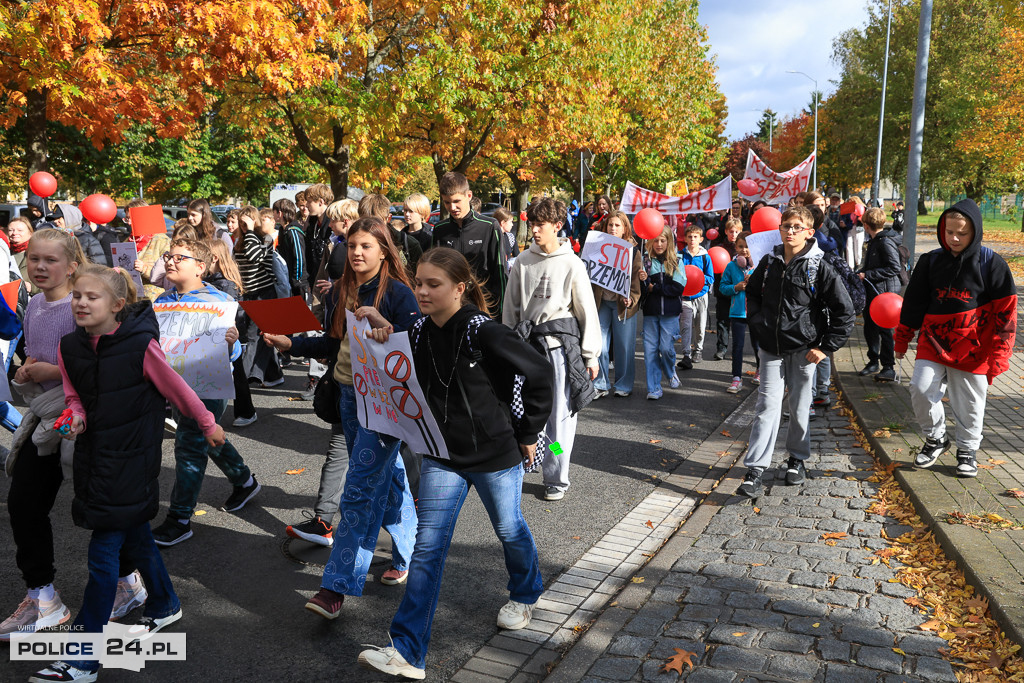 Marsz przeciwko przemocy przeszedł ulicami Polic