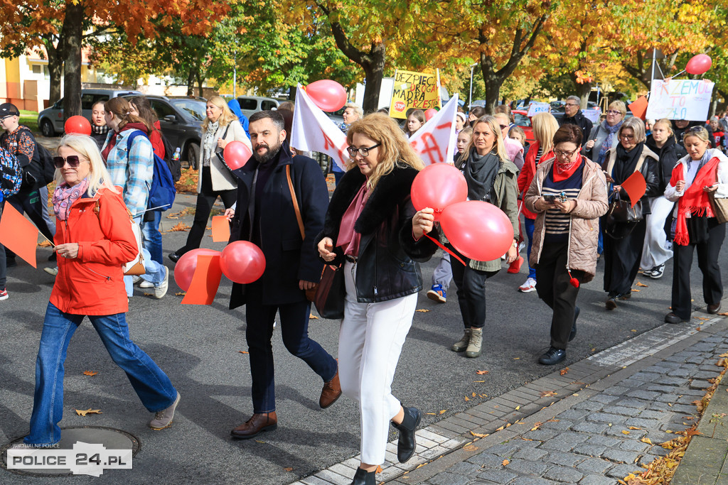 Marsz przeciwko przemocy przeszedł ulicami Polic